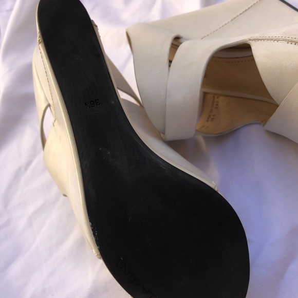 Stella Luna White Platform Wedge Sandal - Picture 7 of 13